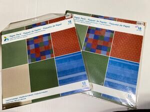 2 New Moments Paper Pack 18 Piece - 36 Total 12" x 12"
